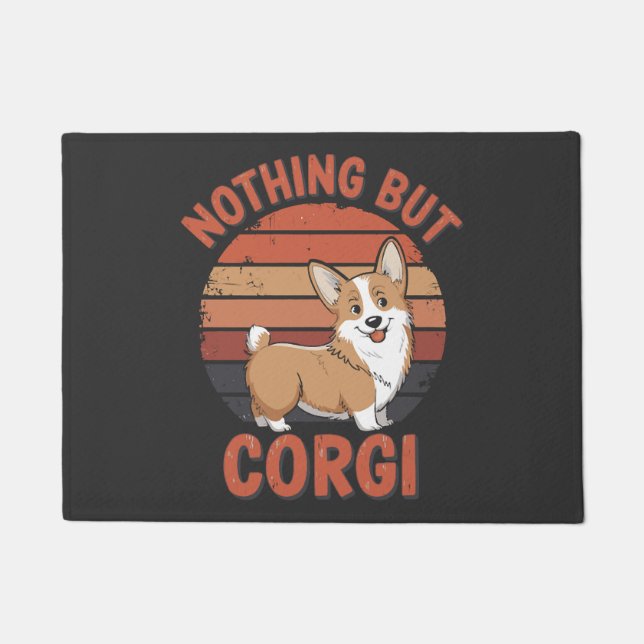 Felpudo Nada Más Corgi (Anverso)