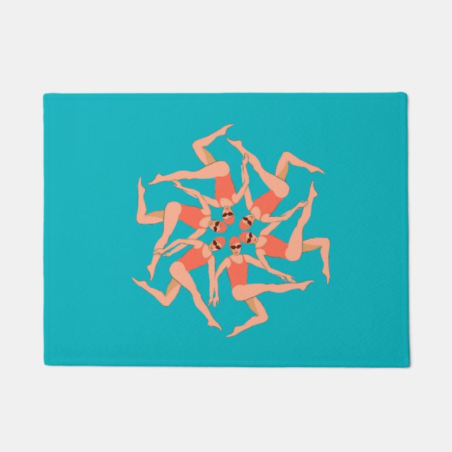 Felpudo Nadadores - Natación Sincronizada (Anverso)