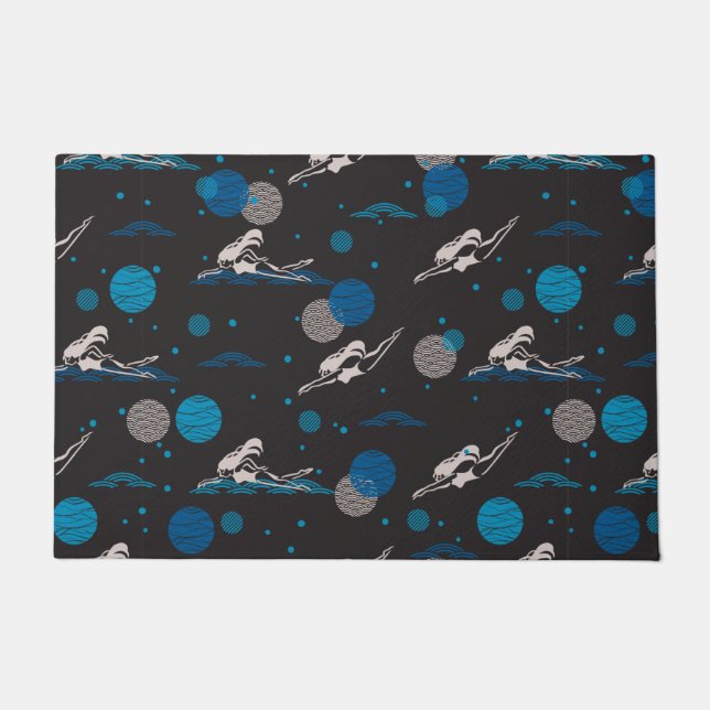 Felpudo Nadar es mi pasión y algo que amo (Anverso)