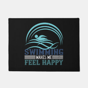 Felpudo Nadar - Nadar me hace sentir feliz