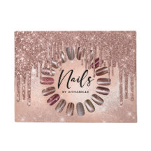 Nails Rosa Gold Typography