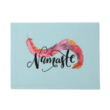 Namaste Colorful Feather