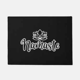 Felpudo Namaste Lotus Design Para Entusiastas Del Yoga