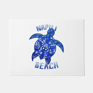 Felpudo Napili Beach Hawaii Vacation Tribal Turtle