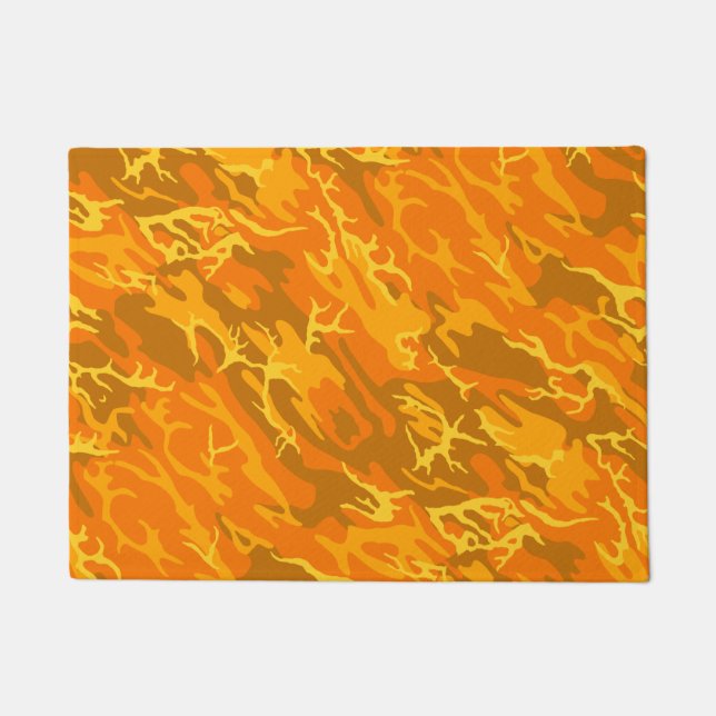 Felpudo Naranja Camo (Anverso)