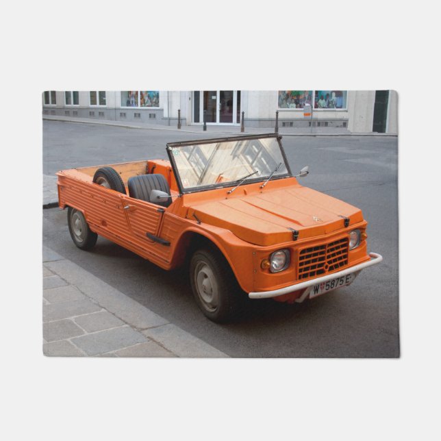 Felpudo Naranja Citroen Mehari (Anverso)