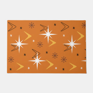 Felpudo Naranja de las estrellas de Boomerangs de los años