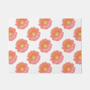 Felpudo Naranja gerbera daisy