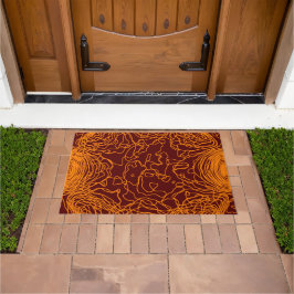 Felpudo Naranja Yarn Door Mat