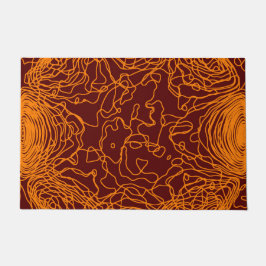 Felpudo Naranja Yarn Door Mat