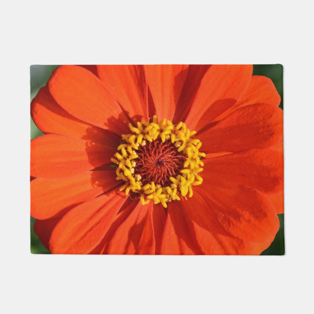 Felpudo Naranja zinnia (Anverso)