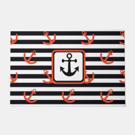 Felpudo Nautical Anchors Away Doormat