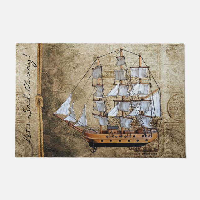 Felpudo Navegemos - Nautical (Anverso)