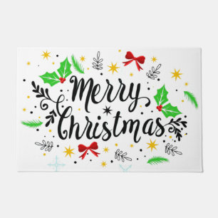 Felpudo Navidad Alegre Festiva