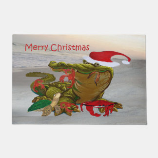 Felpudo Navidad en el bayou