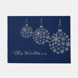 Felpudo Navidad Ornamentos Festividad Personalizado