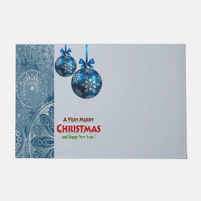 Felpudo Navidad Puerta Barba, Feliz Navidad (Anverso)