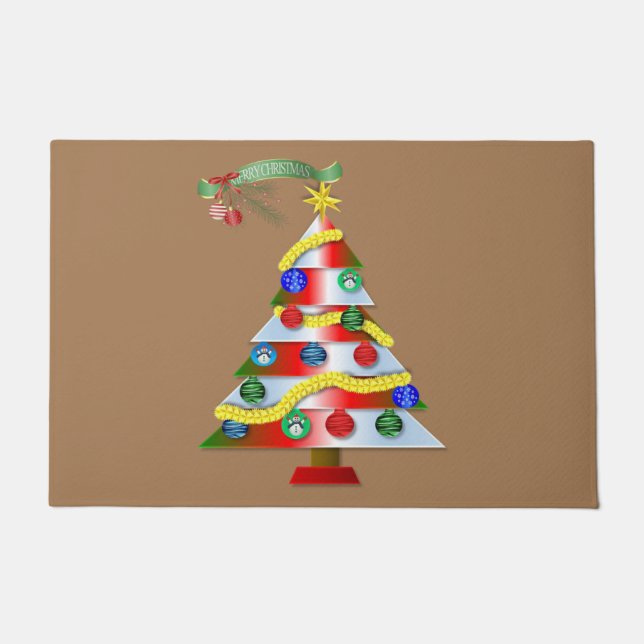 Felpudo Navidad Puerta Barba, Feliz Navidad (Anverso)
