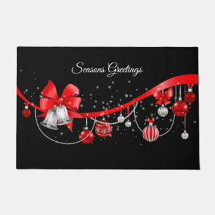 Felpudo Navidad Puerta Mat, Seasons Greetings
