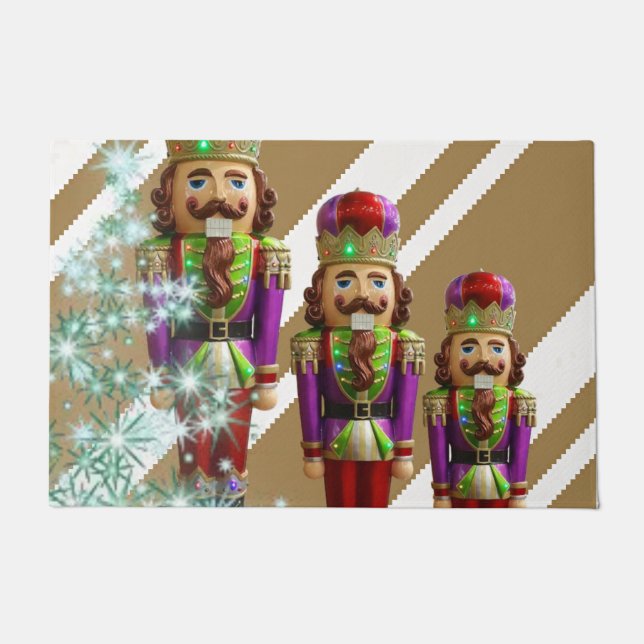 Felpudo Navidad Puerta Mat, Soldado (Anverso)