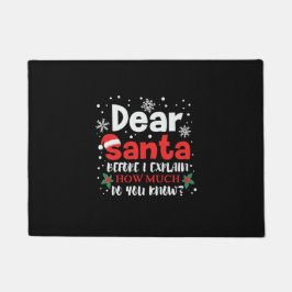 Felpudo Navidad Querido Papá Noel Cuánto Sabes