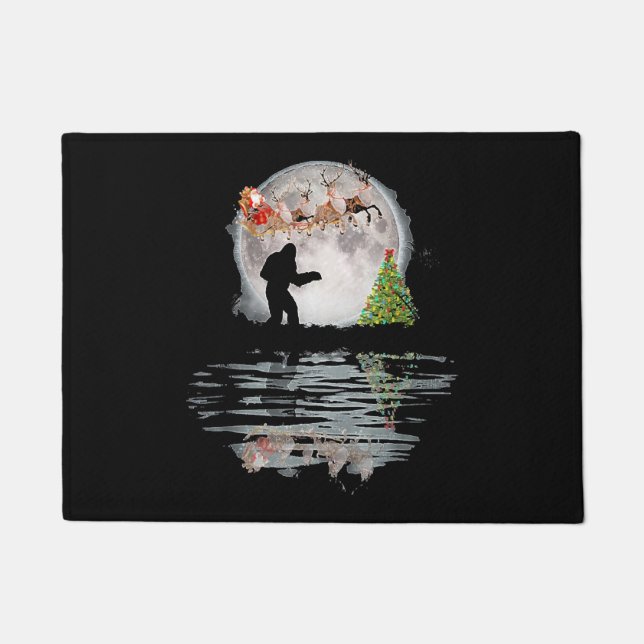 Felpudo Navidades a pie de página Santa (Anverso)