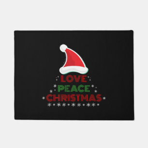 Felpudo Navidades - Amor, Paz, Navidades - Navidades