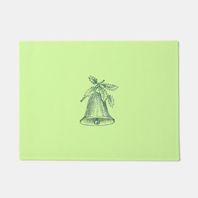 Felpudo Navidades amordazan con Holly (Anverso)