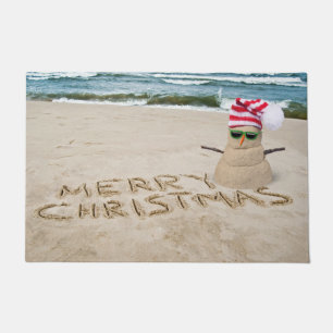 Felpudo Navidades Arman Man On Beach