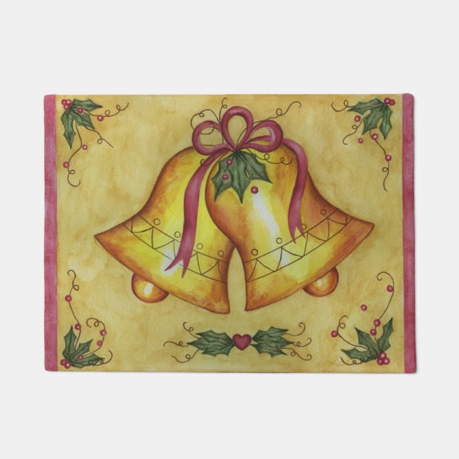 Felpudo Navidades Bells Doormat (Anverso)