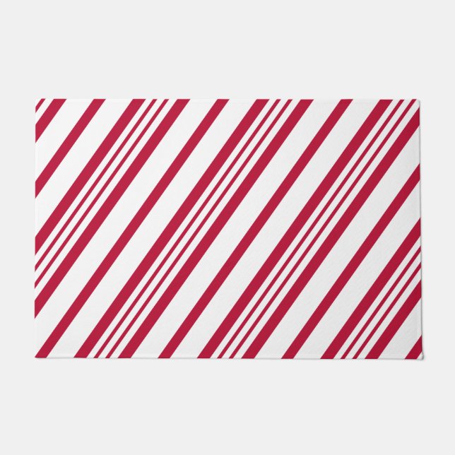 Felpudo Navidades Candy Cane Stripe (Anverso)