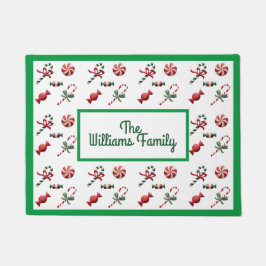 Felpudo Navidades Candy Personalizado