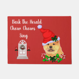 Felpudo Navidades Chow Chow Door Mat