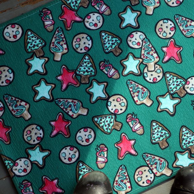 Felpudo Navidades Cookies Fiesta de última hora de la coci (Subido por el creador)