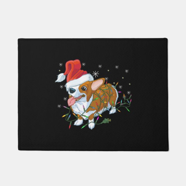 Felpudo Navidades Corgi (Anverso)