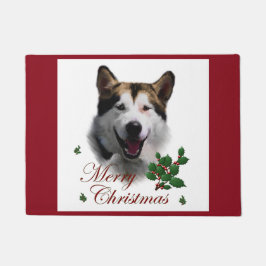 Felpudo Navidades de Alaskan Malamute