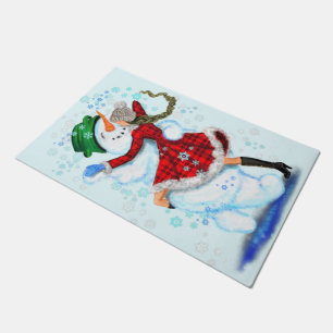 Felpudo navidades de bailarinas de hoy y Chica Doormat