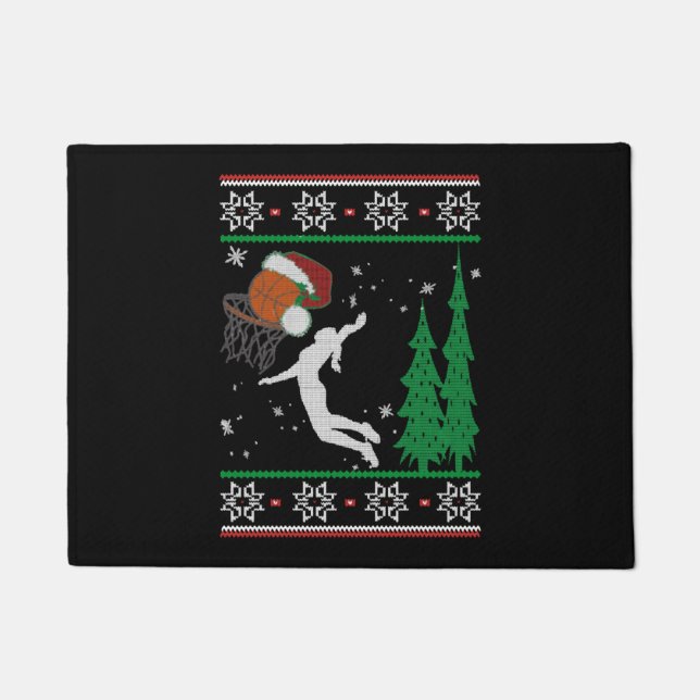 Felpudo Navidades de baloncesto (Anverso)