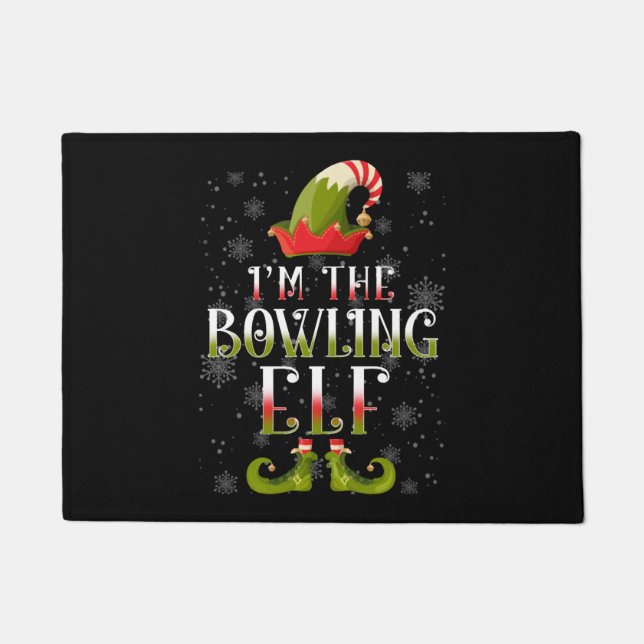 Felpudo Navidades de Bowling Elf (Anverso)