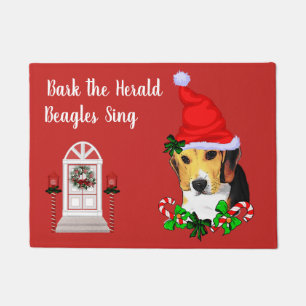 Felpudo Navidades de Cute Beagle