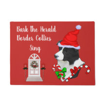 Navidades de Cute Border Collie