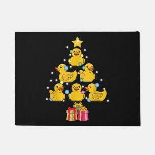 Felpudo Navidades de Duckie Quack, Árbol de Navidad de Duc