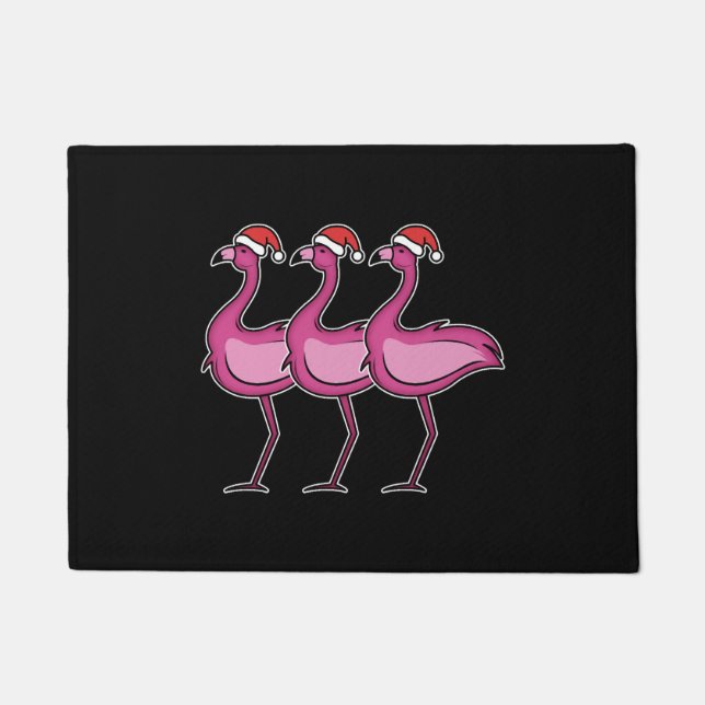 Felpudo Navidades de Flamingo (Anverso)