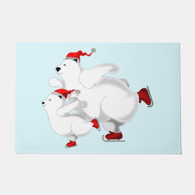 Felpudo Navidades de Happy Bears Doormat (Anverso)