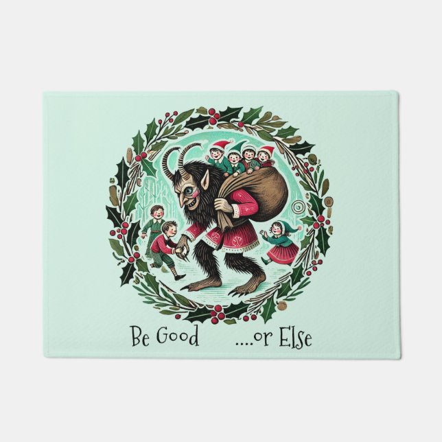 Felpudo Navidades de Krampus (Anverso)