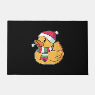 Felpudo Navidades de pato de cubo
