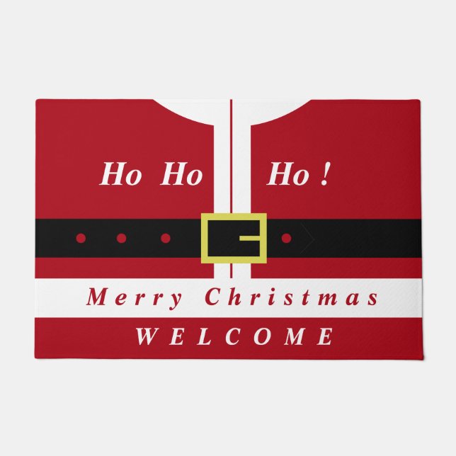 Felpudo Navidades de Santa Claus Doormat (Anverso)