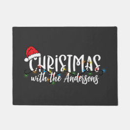 Felpudo Navidades de Santa Hat