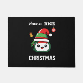 Felpudo Navidades de Sushi divertidos