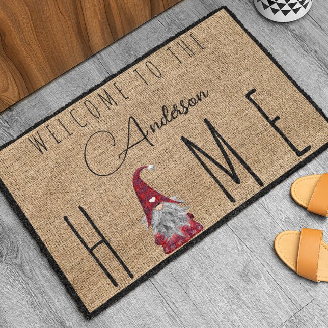 Felpudo Navidades de vacaciones curas colocar hogar Gnome (Subido por el creador)